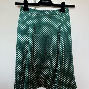 Polka Dot A-Line Skirt